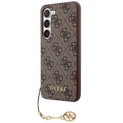 2. Guess 4G Charms Collection case for Samsung Galaxy A35 - brown