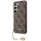 2. Guess 4G Charms Collection case for Samsung Galaxy A35 - brown