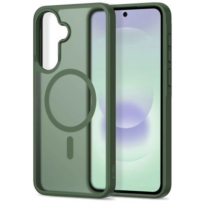 2. Tech-Protect Magmat MagSafe Case for Samsung Galaxy A36 / A56 / A37 5G - Matte Green