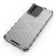 17. Honeycomb case armored cover with a gel frame for Vivo V23 5G transparent