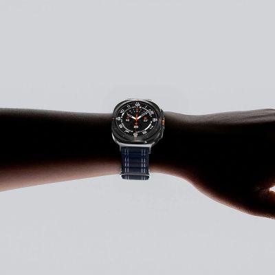 13. Spigen WBF0 Strap for Samsung Galaxy Watch Ultra 47mm - Navy Blue