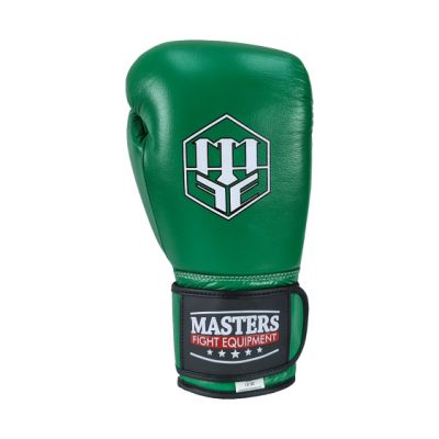 4. RBT-GREENSTRIKE Leather Boxing Gloves 12 oz Green
