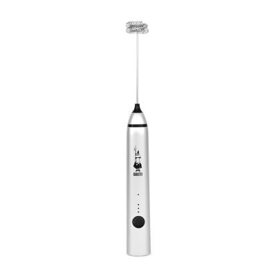 Bialetti 0006770 Handheld Electric Milk Frother Stainless Steel