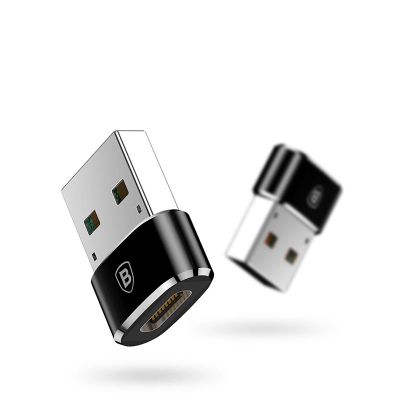 8. Baseus Mini USB-C to USB-A adapter - black
