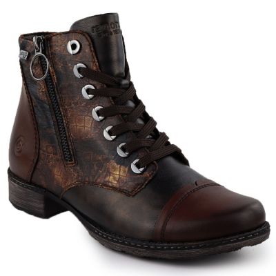 Rieker D4382-25 Remonte Brown Waterproof Women's Ankle Boots