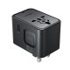 2. Acefast Z8 GaN 45W Travel Adapter 3x USB-C + 2x USB-A Travel Wall Charger with 2500W AC Socket - Black