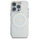 3. Guess IML Metal Colored Circle Classic Logo MagSafe case for iPhone 16 Pro - white