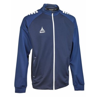 SELECT Spain v25 navy blue full zip football training sweatshirt