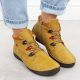 12. Comfortable Women’s Warm-Lined Yellow Ankle Boots Rieker 52544-68