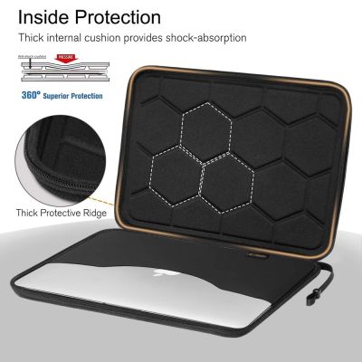 6. Tech-Protect Hardpouch Laptop Case 13-14 - Black