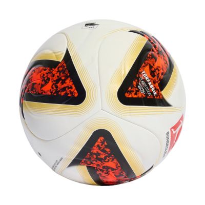 2. Football adidas Bundesliga 26/27 Torfabrik Competition white-orange-gold KG6045