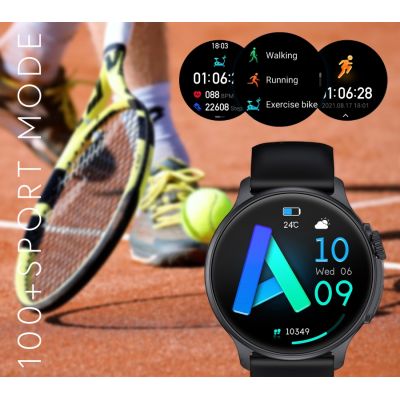 10. Men's Smartwatch RUBICON RNCF12 Titanium/Orange SMARUB245