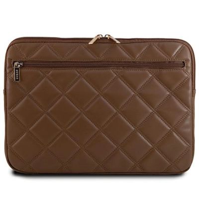 3. Guess Quilted 4G cover for a 14" laptop - brown