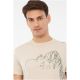 6. VIKING Morain Man Bamboo Men's T-Shirt, Beige
