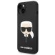 2. Karl Lagerfeld Silicone Karl's Head MagSafe case for iPhone 14 Plus - black