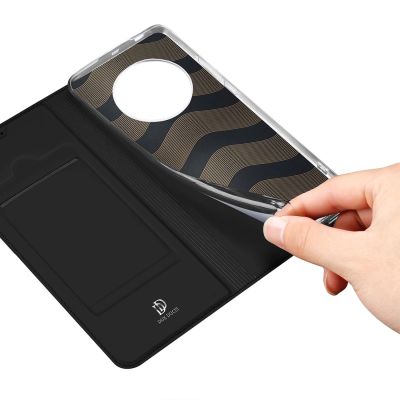 8. Dux Ducis Skin Pro case for Honor Magic5 flip cover card wallet stand black