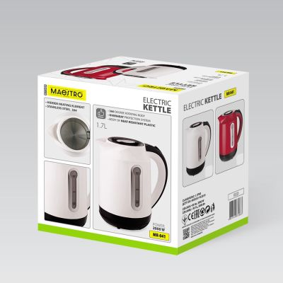 5. Electric kettle 1.7l 2000W MR-041-WHITE MAESTRO