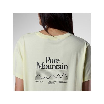 4. ROSSIGNOL Women's W Graphic Waterfall Tee Yellow