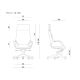 5. Apollo BL401 Magenta/Black Office Chair