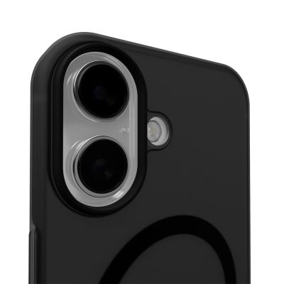 8. Puro Daylight Magsafe Compatible Silicone Case for iPhone 17 - Translucent Black