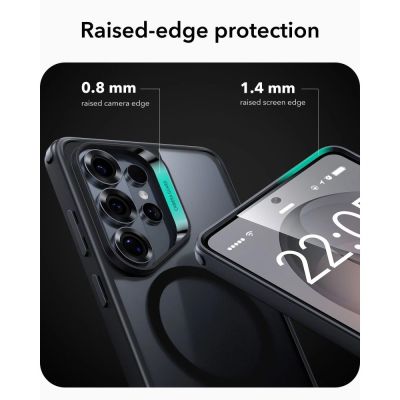 3. ESR Classic Hybrid MagSafe Case for Samsung Galaxy S26 Ultra - Black