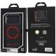 4. Audi RSQ Carbon Fiber Sport Red Circle MagSafe Case for iPhone 18 Pro / 17 Pro - Black