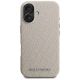 3. Karl Lagerfeld FW Stamped Karl MagSafe iPhone 16 Case - Beige