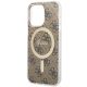 5. Guess GUHMP13LH4STW iPhone 13 Pro / 13 6.1" brown/brown hardcase 4G MagSafe