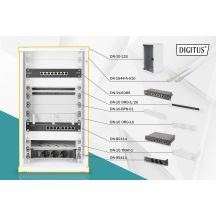 Digitus Network Kit 254 mm (10") - 12U, 312 x 300 mm (W x D)