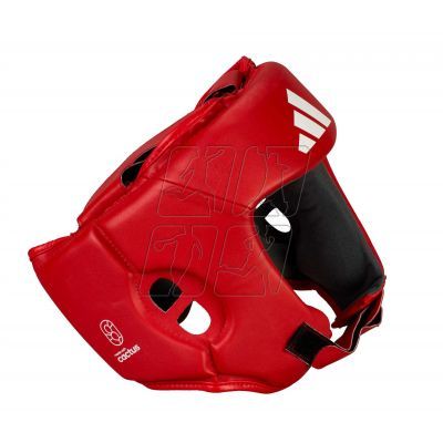 3. adidas IBA Cactus Leather Tournament Helmet ADIIBAH1C-Red