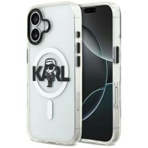 Karl Lagerfeld IML Karl Sketch Logo MagSafe Case for iPhone 17 - Transparent