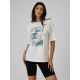 Women's printed T-shirt 4F 4FRSS26TTSHF3705-11S