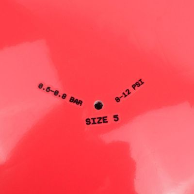 9. NIKE PITCH BRIGHT CRIMSON/BLACK S.5 FOOTBALL