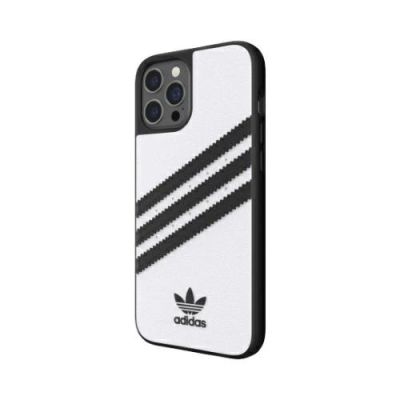 3. Adidas OR Moulded Case PU for iPhone 12 Pro Max - White/Black