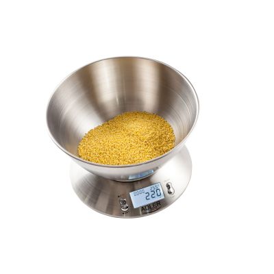 6. Adler AD 3134 kitchen scale (stainless steel)