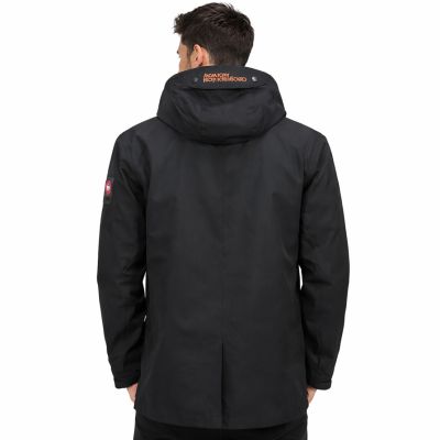 2. Men’s Mid-Season Jacket Geographical Norway AYOUBE BLACK DB MEN 009 (SZ2204H/GN-BLACK)