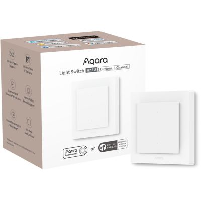2. Aqara Light Switch H2 EU | 2 Buttons, 1 Channel, Offline