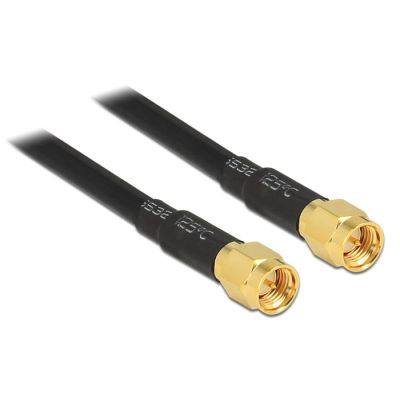 DeLOCK 88891 LMR195 coaxial cable 5 m Black
