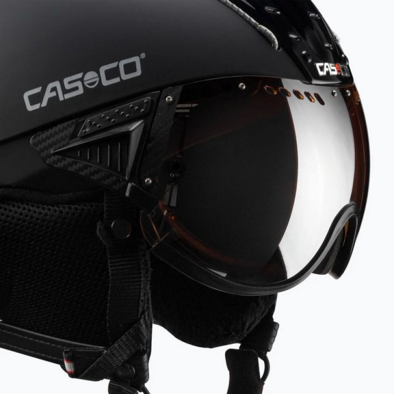 11. CASCO SP-2 Carbonic Vis helmet black M 55-57