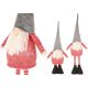 8. DECORATIVE GNOME ON TELESCOPIC LEGS 64-79CM RED