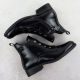 4. Women's patent leather black ankle boots S.Barski HY52-527