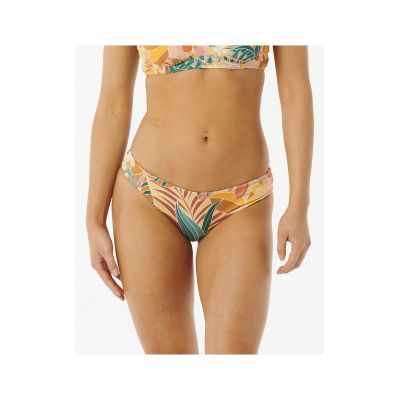 RIP CURL Brazilian Soul Revo Cheeky Green and Yellow Swim Briefs