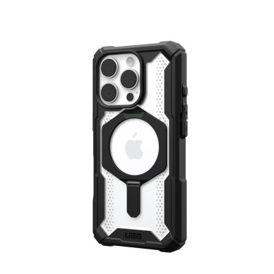 6. UAG Urban Armor Gear Plasma XTE MagSafe Case with Kickstand for Apple iPhone 16 Pro Clear
