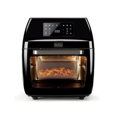 3. Black+Decker Air Fryer BXAFO1200E (1700W) Deep Fryer with Oven