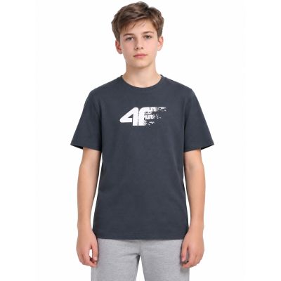 3. Boy's printed T-shirt 4F 4FJWAW26TTSHM3515-23S