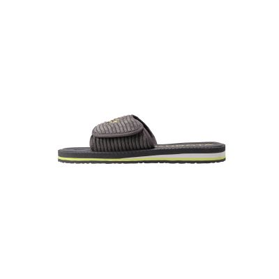 15. Kubota Velcro Corduroy Graphite Flip Flops KUBKRZ-AW23-02-28