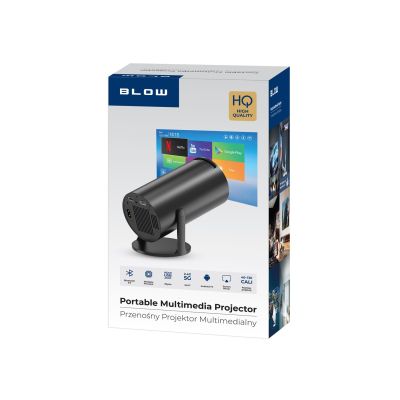 9. BLOW PORTABLE PROJECTOR ANDROIDTV HD CINEMA BLACK