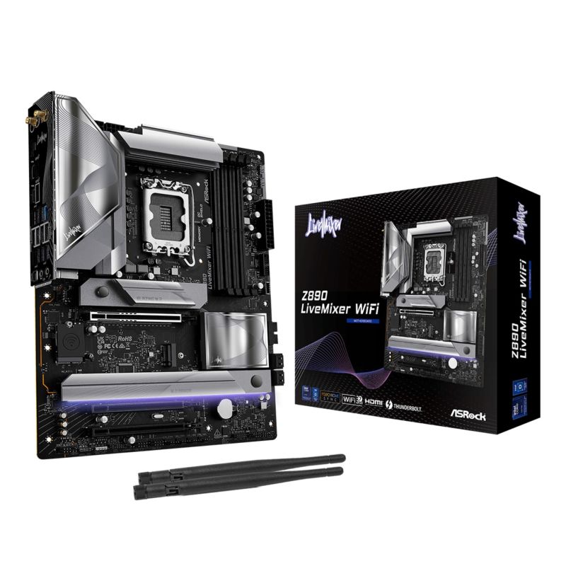 6. ASRock Z890 LiveMixer WiFi Motherboard