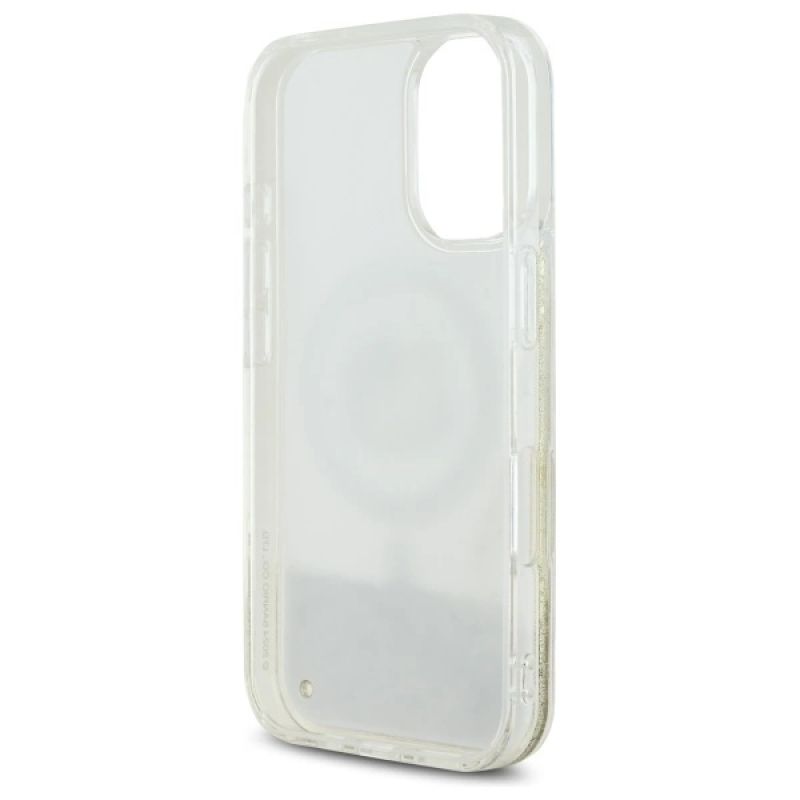 7. Hello Kitty Liquid Glitter Fever MagSafe iPhone 16 Case - Gold