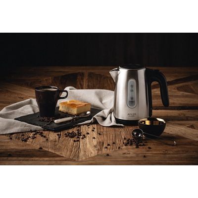 6. Adler AD 1273 electric kettle (1200W 1l; silver)